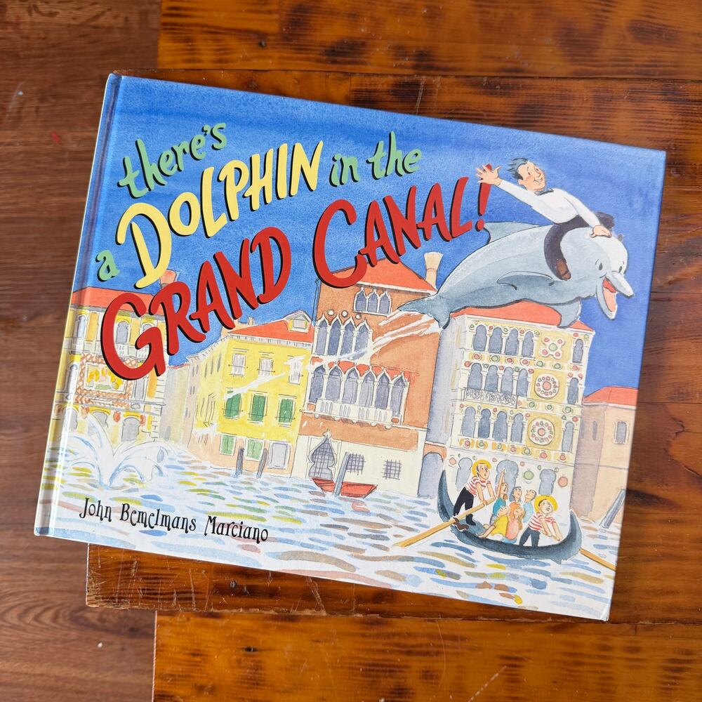 Vintage 2005 There's A Dolphin In The Grand Canal Hardcover Book